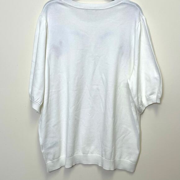 Boden Unique Embroidered sequin Tucan Tropical Knit Sweater XL - Picture 5 of 6